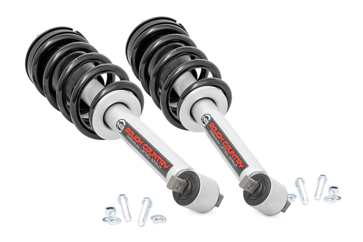 Chevrolet Tahoe Suspension Lift Kit - Rough Country - N3 Performance Lifted Struts - '07-'14